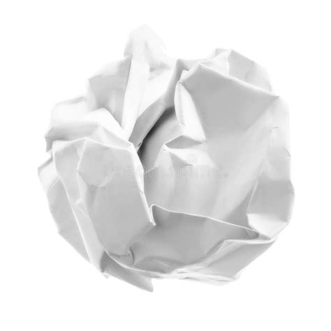 Crumpled Piece Of Paper Stock Photo Image Of Scrap Object 9698970