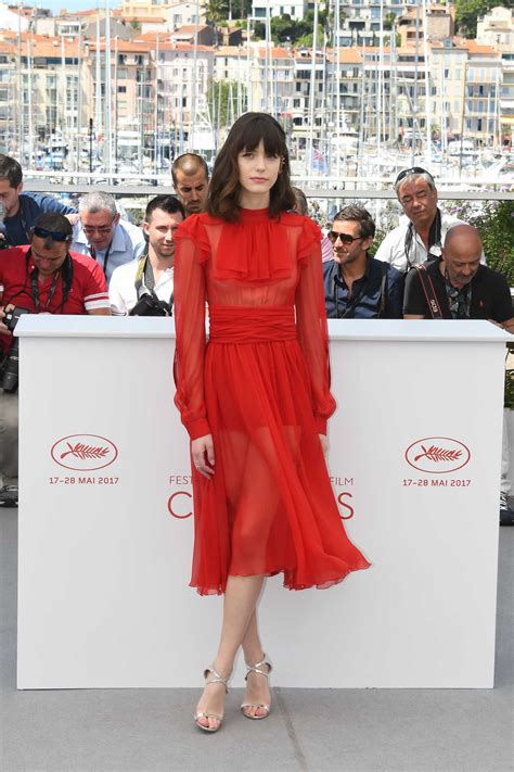 Stacy Martin At The Le Redoutable Photocall During The Th Annual