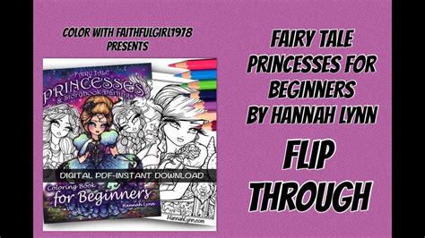 Flip Through Fairytale Princesses Beginner Hannah Lynn Youtube