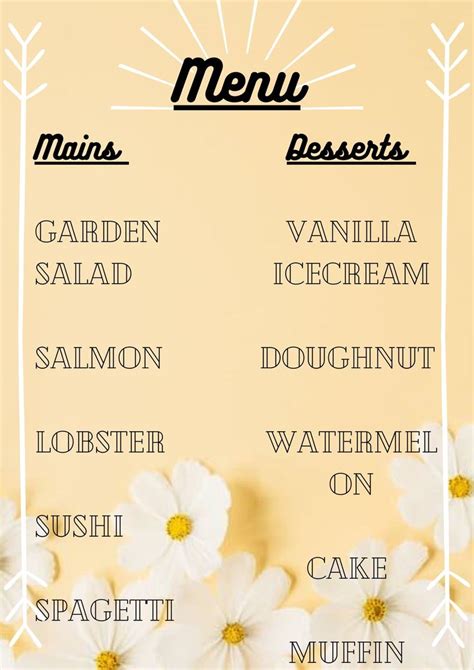 Bloxburg Menu In 2020 Cafe Pictures Cafe Menu Cafe