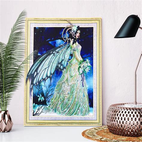 Diamond Painting Crystal Rhinestone Fairy Girl