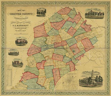 As a resident of the usa, you should memorize maps of some. Map of Chester County, Pennsylvania | Library of Congress