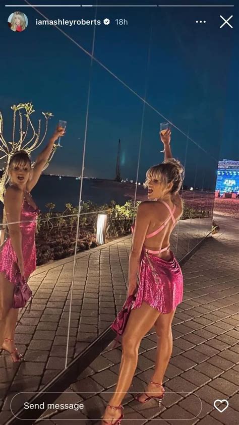 Pussycat Dolls Ashley Roberts Wows Fans As She Shakes Booty In Backless Dress Daily Star
