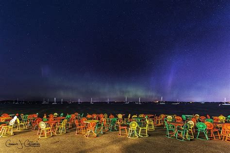 Northern Lights Seen From The Union Terrace Madison Wi Cassius J