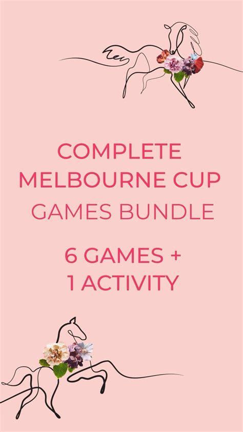 Melbourne Cup Games Bundle Melbourne Cup Office Party Games Etsy Australia Office Party