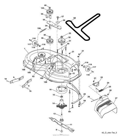 Husqvarna Yth 20 F 42 T 96043000500 2006 05 Parts Diagram For Mower
