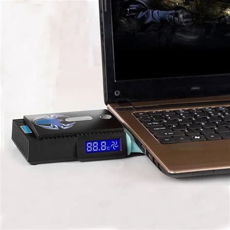 Mini Portable Vacuum Usb Laptop Cooler Air Extracting Exhaust Lcd