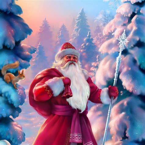 Дед Мороз красивые картинки 100 фото