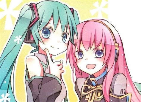 Miku And Luka Miku Vocaloid Anime Romance