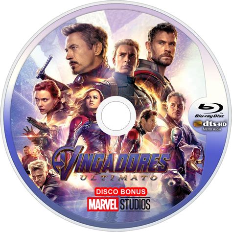 CAPAS DVD R GRATIS Vingadores Ultimato 2019 Disco Bonus Blu Ray