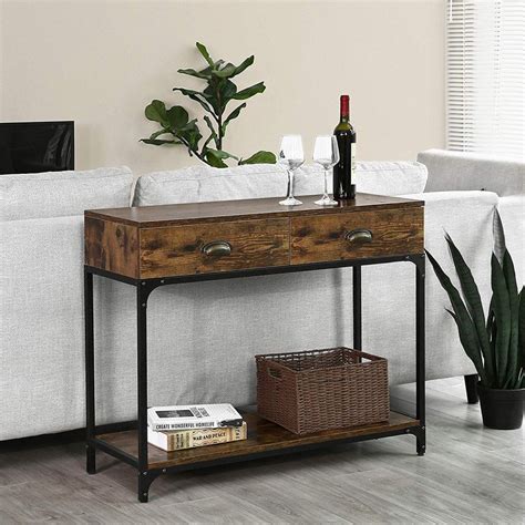 10 Rustic Sofa Table Designs You Can Easily Sneak Into Your Modern Home