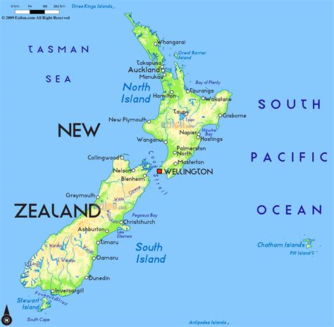 This map shows a combination of political and physical if you are interested in new zealand and the geography of australia our large laminated map of australia might be just what you need. large and detailed new zealand map - Travel Around The ...
