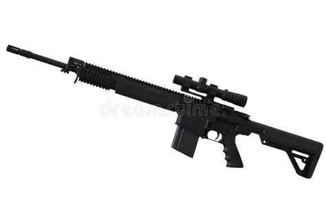 Heavily Used Military M16 Rifle Stock Photo Image Of Used Inside
