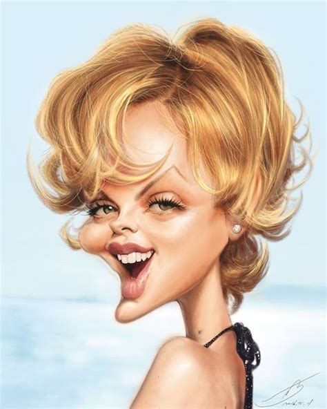 Pin By Carmen Laura On Caricatures Vol A H Charlize Theron