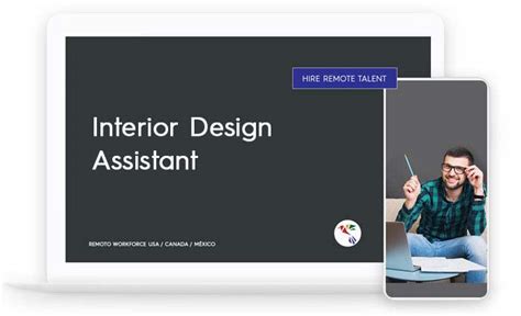 Interior Design Assistant Remoto Workforce