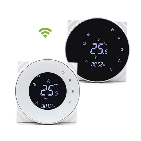 Wifi Smart Digital Fan Coil Thermostat With Programmable Timer