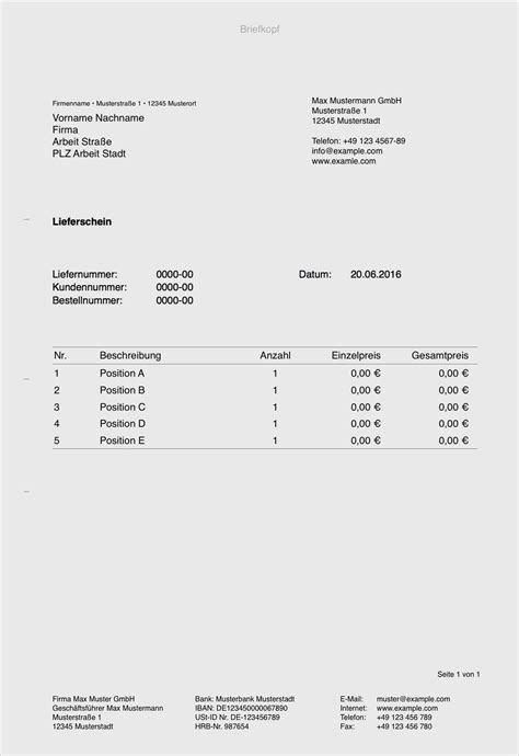 Der versendeten ware einen lieferschein beizulegen, hat verschiedene vorteile: Lieferschein Vorlage Excel Großartig Pages Vorlage ...