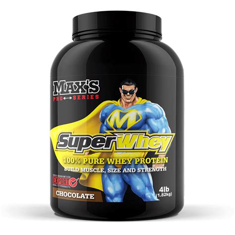 Maxs Super Whey Pure 100 Whey Protein Maxs Protein Official™