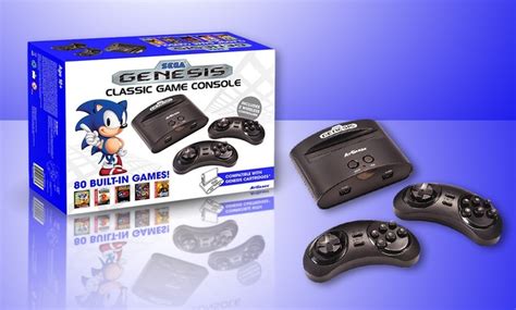 Sega Genesis Classic Console With 80 Built In Games Groupon