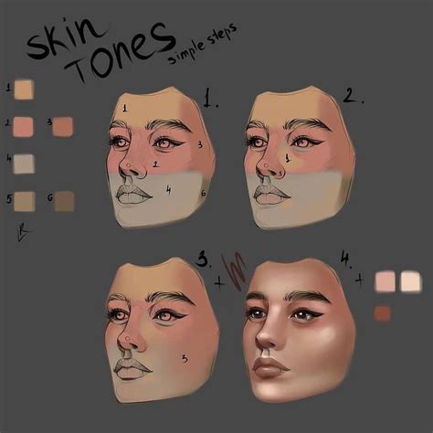 Skin Tones • • • Sourcecredit Mynamelk • • • Disclaimer I Do Not