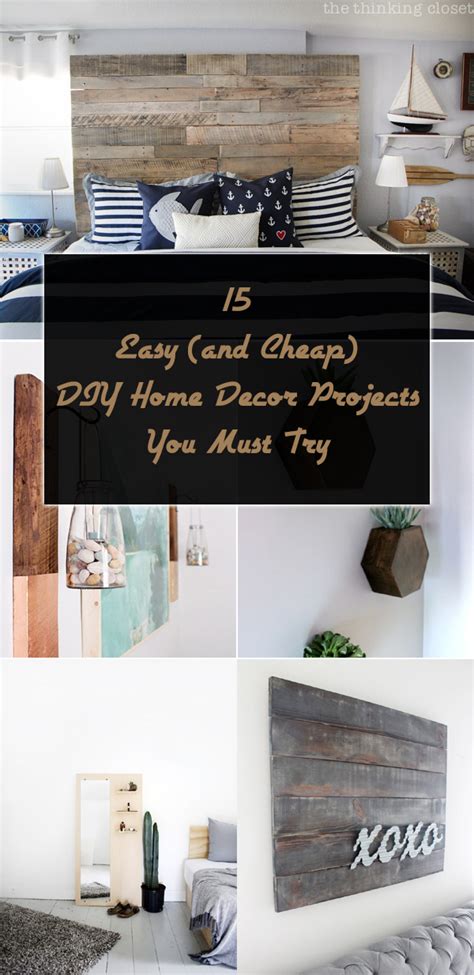15 Easy And Cheap Diy Home Decor Projects You Must Try