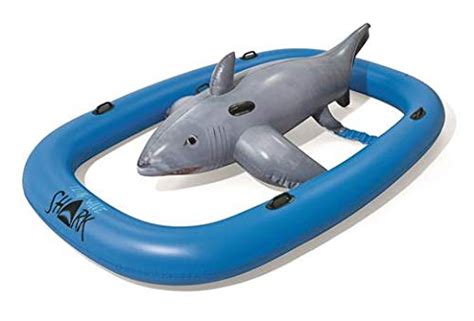 Bestway H2ogo Tidal Wave Shark Pool Lake Inflatable Summer