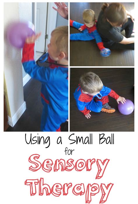 Three Ways To Use A Small Ball For Sensory Therapy