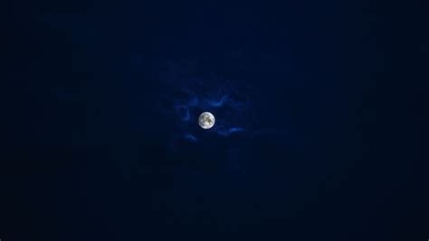1366x768 Beautiful Moon In Blue Sky 1366x768 Resolution Hd 4k
