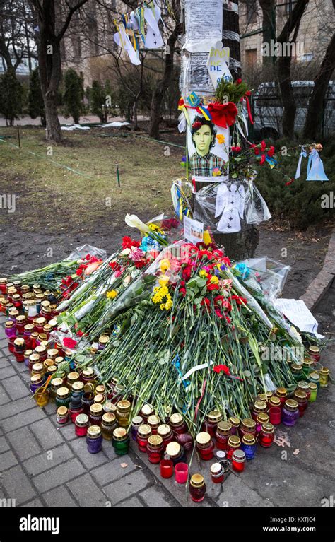 Anniversary Of The Maidan Massacre On The Maidan In The Ukrainian
