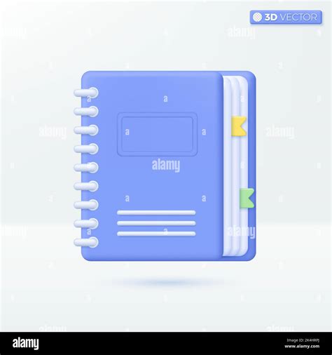 Diary Or Book Icon Symbols Textbook With Bookmark E Book Magazine