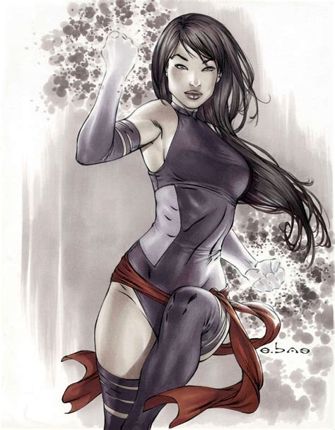 Psylocke Using Her Powers NOT Naked In Eric Basaldua S Copic Marker