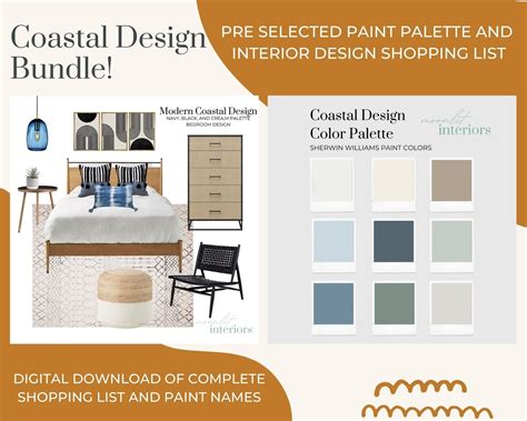 Bundle Coastal Paint Palette And Interior Design Package Bundle Online
