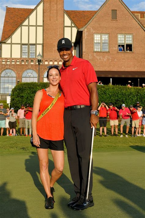 Tiger Woods Gets Big Kiss From Girlfriend Erica Herman After Winning