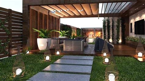 25 Concrete Patio Outdoor Designs Decorating Ideas Design Trends