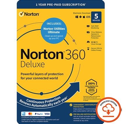 Norton 360 Deluxe With Norton Utilities Ultimate 5 Devices
