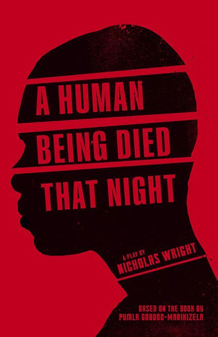 A Human Being Died That Night Design By Dan Mogford Graphic Design