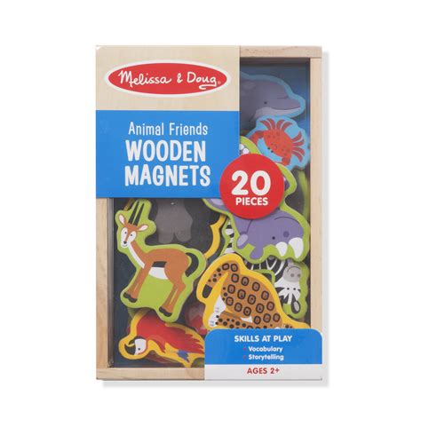 Melissa And Doug Wooden Magnets Animals