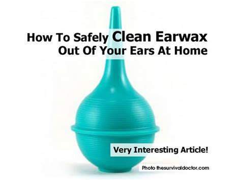 As a result, serious infections and other problems are developed that affect the health of the ears. How To Safely Clean Earwax Out Of Your Ears At Home
