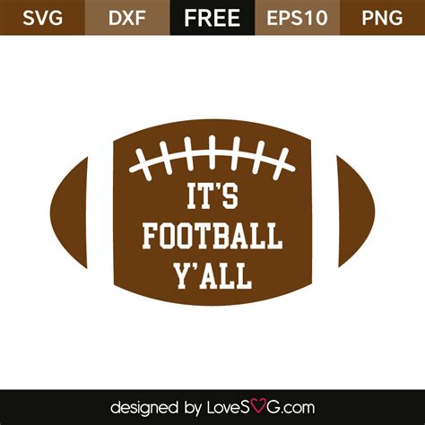 It's Football Y'all | Lovesvg.com
