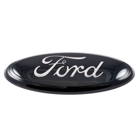 Ford Emblem Black And Chrome 13 Inch Fits Ford Super Duty