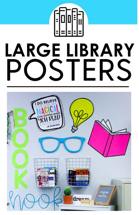 Library Posters Teach Create Motivate