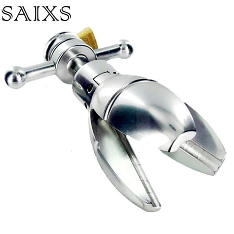 Anal Stretching Open Tool Adult Sex Toy Stainless Steel Anal Plug With