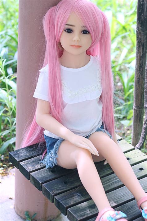 China Jarliet Small Cute Girl Long Pink Hair Cm Flat Chest Sex Doll China Love Doll And Sex