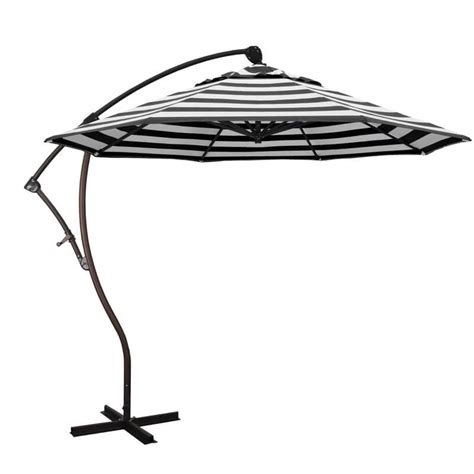Black White Striped Patio Umbrella Patio Ideas