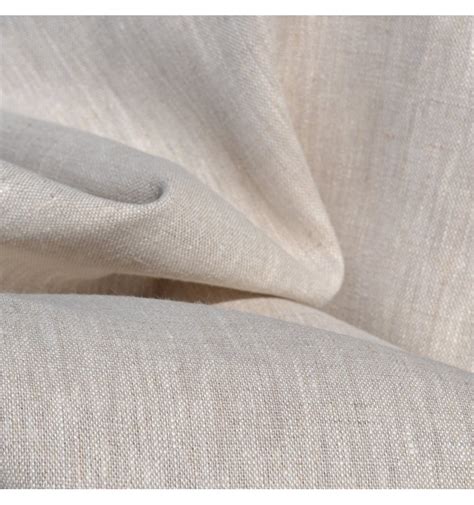 100 Linen Fabric Natural Textiles Français