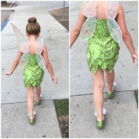 Girls Tinkerbell Dress By Tigretots On Etsy Girls Tinkerbell Costume