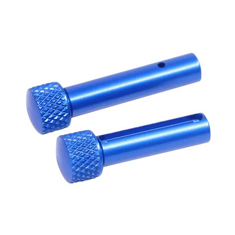 Ar 15 556 Cal Extended Takedown Pin Set Gen 2 In Anodized Blue