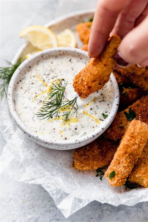 Baked Fish Sticks With Tartar Sauce The Real Food Dietitians