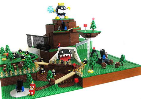 Feast Your Eyes On The First Stage Of Super Mario 64 Lego
