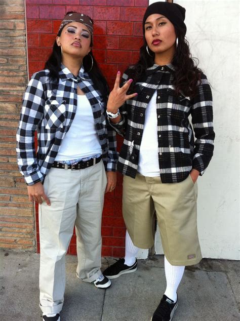 Chola Costume Ideas Cholo Chola Cholas Cholos Dickies Cortez Disfraz Gangsters Gangs Chicana